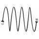 GOOBAY καλώδιο δικτύου 74352, CAT 8.1 U/FTP, ultra slim, copper, 40Gbps, 0.50m, μαύρο