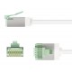 GOOBAY καλώδιο δικτύου 74362, CAT 8.1 U/FTP, ultra slim, copper, 2000MHz, 3m, λευκό