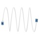 GOOBAY καλώδιο δικτύου 74286, CAT 6A U/UTP, ultra slim, copper, 500MHz, 1m, λευκό