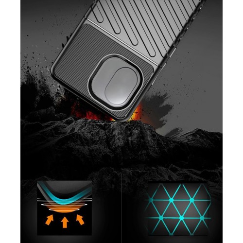 POWERTECH θήκη Thunder MOB-1996 για iPhone 16 Plus, μαύρη