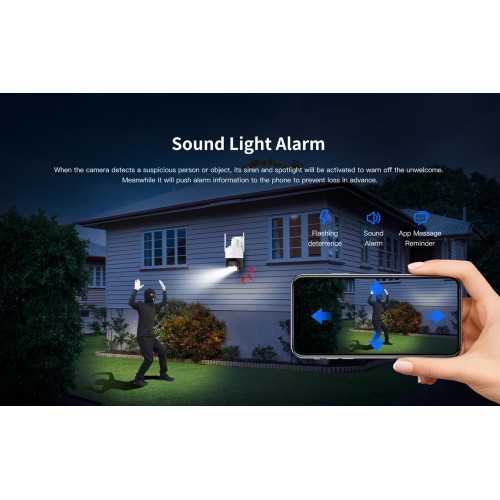 VSTARCAM smart κάμερα CS610Q, 4K/8MP, WiFi, PTZ, SD, IP66