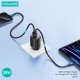USAMS φορτιστής τοίχου US-CC229, USB & USB-C, 30W, GaN, λευκός
