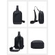 ARCTIC HUNTER τσάντα Crossbody XB00693, 2.7L, μαύρη