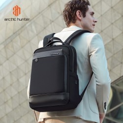 ARCTIC HUNTER τσάντα πλάτης B00672 με θήκη laptop 15.6", 15L, μαύρη