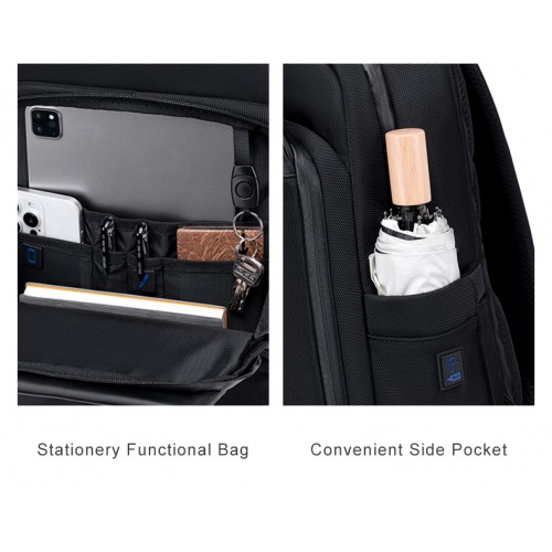 ARCTIC HUNTER τσάντα πλάτης B00672 με θήκη laptop 15.6", 15L, γκρι
