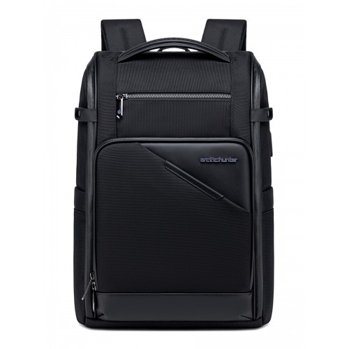 ARCTIC HUNTER τσάντα πλάτης B00675 με θήκη laptop 15.6", USB, 15L, μαύρη