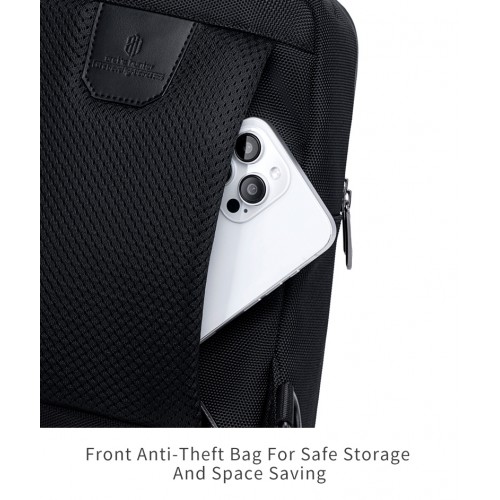 ARCTIC HUNTER τσάντα Crossbody XB00678, 5.8L, μαύρη