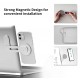 POWERTECH βάση για smartphone PT-1352, μαγνητική, ασημί