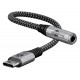 GOOBAY αντάπτορας USB-C σε 3.5mm 74056, γκρι