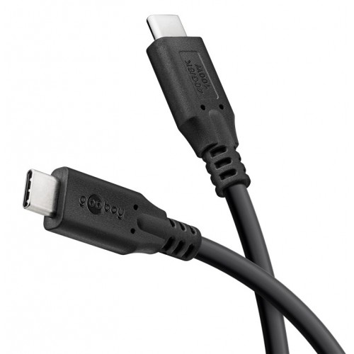 GOOBAY καλώδιο USB-C 74193, USB4, 100W, 40Gbps, 8K/60Hz, 2m, μαύρο