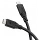 GOOBAY καλώδιο USB-C 74193, USB4, 100W, 40Gbps, 8K/60Hz, 2m, μαύρο