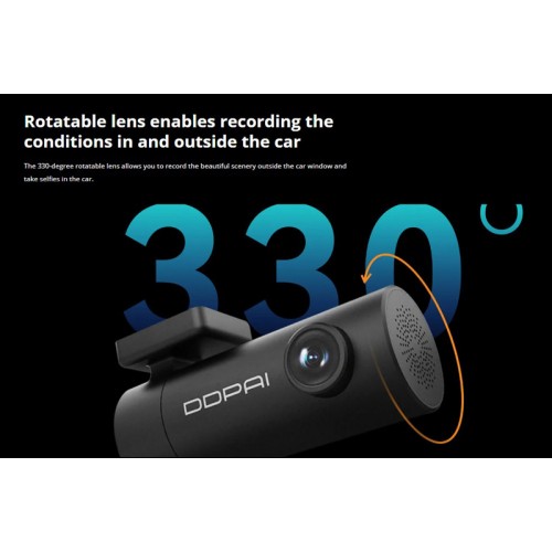 DDPAI smart κάμερα αυτοκινήτου MINI Pro, 1296p, WiFi