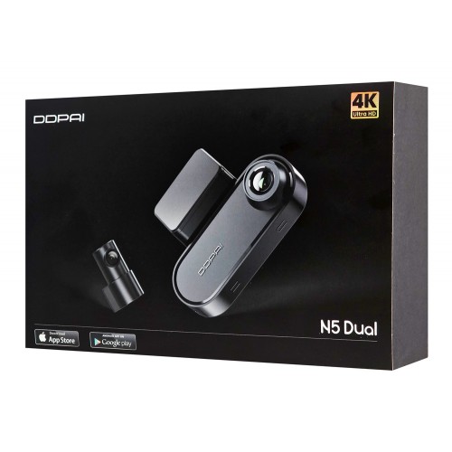 DDPAI smart σετ καμερών αυτοκινήτου N5 Dual, 4K/1080p, WiFi/Bluetooth, GPS