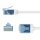GOOBAY καλώδιο δικτύου 74287, CAT 6A U/UTP, ultra slim, copper, 500MHz, 2m, λευκό