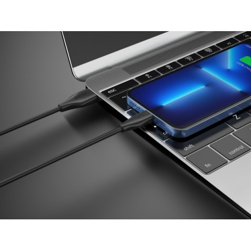 CELEBRAT καλώδιο micro USB σε USB CB-31, 3A, 480Mbps, 1m, μαύρο