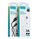 CELEBRAT καλώδιο Lightning σε USB CB-31, 3A, 480Mbps, 1m, μαύρο