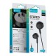 CELEBRAT earphones με μικρόφωνο G34, 3.5mm σύνδεση, 14mm, 1.2m, μαύρα