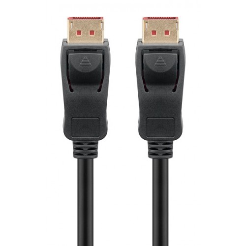 GOOBAY καλώδιο DisplayPort 74760, 16K/60Hz, 80 Gbps, 1m, μαύρο