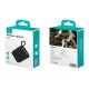 USAMS φορητό ηχείο YX015, 5W, Bluetooth, 1200mAh, μαύρο