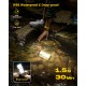 GLOCUSENT LED φανάρι GLCSNTCL001G, επαναφορτιζόμενο, έως 1200lm, IP68, πράσινο