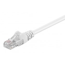 GOOBAY καλώδιο δικτύου 68500, CAT 5e U/UTP, 100 MHz, CCA, 0.5m, λευκό