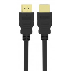 POWERTECH καλώδιο HDMI CAB-H180 με Ethernet, 4K/60Hz, 18 Gbps, 15m, μαύρο