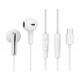 CELEBRAT earphones με μικρόφωνο G37, USB-C σύνδεση, 14.2mm, 1.2m, λευκά
