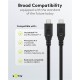GOOBAY καλώδιο USB-C 74183, USB4, 240W, 40Gbps, 8K/60Hz, 1m, μαύρο