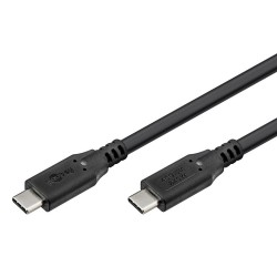 GOOBAY καλώδιο USB-C 74183, USB4, 240W, 40Gbps, 8K/60Hz, 1m, μαύρο
