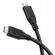 GOOBAY καλώδιο USB-C 74183, USB4, 240W, 40Gbps, 8K/60Hz, 1m, μαύρο
