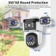 VSTARCAM smart κάμερα CS621SR, triple lens, 2MP, WiFi, SD, PTZ, IP66