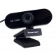 POWERTECH web camera PT-1382, 2MP, 1080p FHD, ρυθμιζόμενη εστίαση, 1.5m, μαύρη