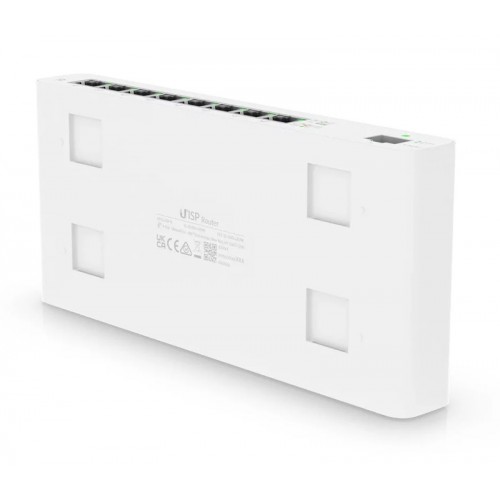 UBIQUITI router UISP-R, 8x Gigabit Ethernet Θύρες, 1000Mbps, PoE 30W