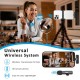 APEXEL ασύρματο μικρόφωνο APL-MIC003, USB-C, 2.4GHz, μαύρο