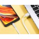 USAMS Καλώδιο USB σε USB-C US-SJ200, 2A, 1.2m, λευκό