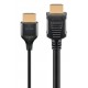 GOOBAY καλώδιο HDMI 75292 με Ethernet, slim, 4K/60Hz, 18 Gbps, 0.5m, μαύρο