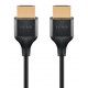 GOOBAY καλώδιο HDMI 75295 με Ethernet, slim, 4K/60Hz, 18 Gbps, 3m, μαύρο