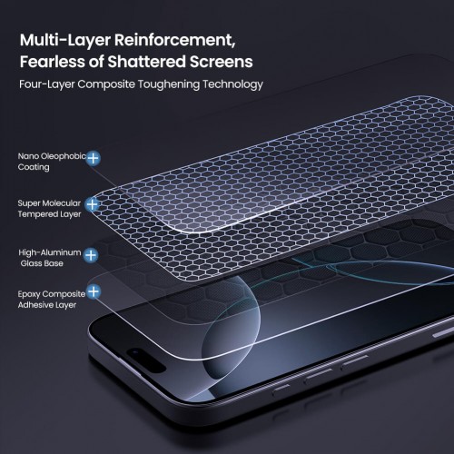 NILLKIN tempered glass 2.5D H+ Pro για Apple iPhone 16 Pro Max
