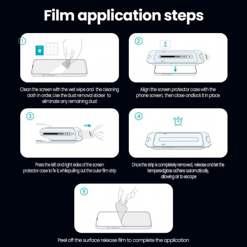 NILLKIN tempered glass Guardian 2.5D για Apple iPhone 16 Plus