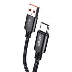 KAKUSIGA καλώδιο USB-C σε USB KSC-970, 3A, 480Mbps, 1m, μαύρο