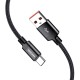 KAKUSIGA καλώδιο USB-C σε USB KSC-970, 3A, 480Mbps, 1m, μαύρο