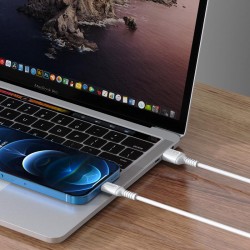 KAKUSIGA καλώδιο Lightning σε USB KSC-805, 2.4A, 480Mbps, 1m, λευκό