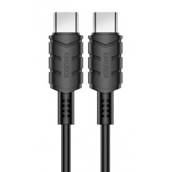 KAKUSIGA καλώδιο USB-C σε USB-C KSC-710, 60W, 480Mbps, 1.2m, μαύρο