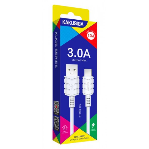 KAKUSIGA καλώδιο USB-C σε USB KSC-710, 3A, 480Mbps, 1.2m, λευκό