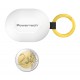 POWERTECH earphones με θήκη φόρτισης PT-1393, True Wireless, 6mm, 25/230mAh, λευκά