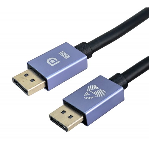 POWERTECH καλώδιο DisplayPort CAB-DP071, 8K/60Hz, 48 Gbps, 1m, μαύρο