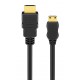 GOOBAY καλώδιο mini HDMI σε HDMI 74087 με Ethernet, 4K/60Hz, 18 Gbps, 3m, μαύρο