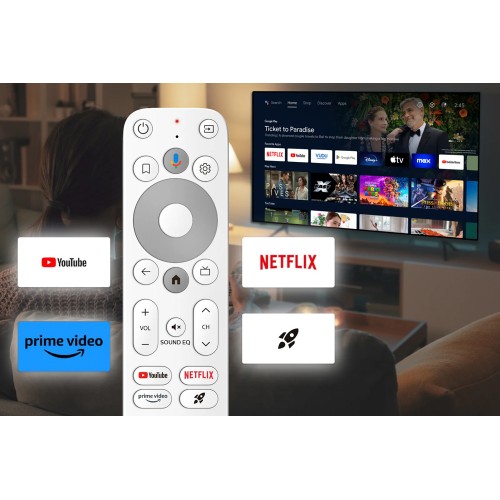 HOMATICS TV Stick HD, 1080p, 1/32GB, WiFi, Google/Netflix πιστοποίηση, Android 11