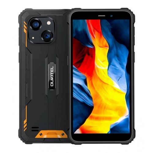 OUKITEL smartphone WP32, 6", 4/128GB, 6300mAh, IP68/IP69K/MIL-STD-810H, πορτοκαλί