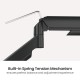 POWERTECH βάση γραφείου για 2x οθόνες PT-1425, 17-32", έως 9kg